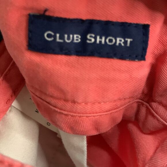 Vineyard Vines Jetty Red Cotton Classic Flat Front Chino Club Shorts Size 38 - Picture 7 of 12